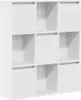 vidaXL Bibliothèque blanche 89x24x101,5 cm Bois composite Voir les images du produit 1