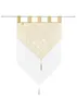 Scheibengardine HxB 90x60 cm Sand »GERA« Zweilagig Voile Produktbild-Vorschau 2