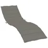 vidaXL Vankúš na ležadlo melange tmavo šedý 200x60x4 cm Náhľad obrázku produktu 1