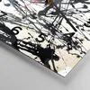 Wanduhr - Quadrat - Glasuhr - Abstraktion modern - 40x40cm Produktbild-Vorschau 5