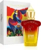 A perfume bottle and its box are displayed together. Voir les images du produit