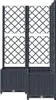VIDAXL -Planzer mit SLAT 80x80x136 cm Polypropen dunkelgrau Anteprima dell’immagine prodotto 3