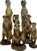 Prodex Surikata in piedi in pietra polimerica, beige, 51 cm Anteprima dell’immagine prodotto 6