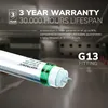 hoftronic LED Röhre 120cm T8 G13 18W 2700lm 4000K Weiß Produktbild-Vorschau 4