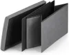 VBChome Sitzpouf 60 x 38 x 38 cm Grau Sitzhocker mit Produktbild-Vorschau 6