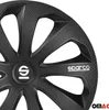 Coprimozzi Sparco 16 pollici Sicilia nero carbonio 4pz Anteprima dell’immagine prodotto 8