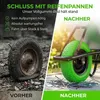 TIREX by xonic® Schubkarre mit Stahlfelge – Verzinkte Wanne Produktbild-Vorschau 3