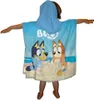 Bluey & Bingo Kinder Badeponcho 55x110 cm – Mikrofaser Produktbild-Vorschau 3