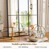 A mirror reflecting a room with decorative items. Produktbild-Vorschau