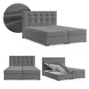 Boxspringbett 140x200 mit 2 Bettkästen, Kontinentales Bett Produktbild-Vorschau 1