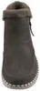Das Bild zeigt einen olivfarbenen Stiefel aus Leder mit einer doppelten Schnürung und einem Reißverschluss. Zu sehen ist der Stiefel von der linken Seite wobei die Außenseite gut erkennbar ist. Productafbeelding-voorbeeld