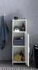 Badschrank 30 x 95,5 x 30 cm weiß Holz mit Tür und Produktbild-Vorschau 7
