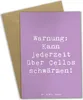 Mr. & Mrs. Panda Grußkarte Spruch Cello Schwärmerei - Produktbild-Vorschau 1