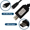 2x Cavo di ricarica USB con indicatore LED Per batterie Anteprima dell’immagine prodotto 3