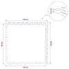 vidaXL Podložka pod bazén, 50 kusů, modrá, 18 m², pěna EVA Náhled obrázku produktu 8