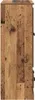 Side view of a wooden highboard. Produktbild-Vorschau