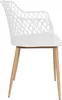 Fauteuil Malaga Blanc - Lot De 2 Voir les images du produit 3