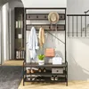 An entryway or hallway with a coat rack and shoe storage unit. Náhled obrázku produktu