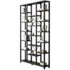 Standregal, Bücherregal 202 cm, 7 Ebenen, Schwarz mit Produktbild-Vorschau 1