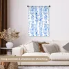 MuchoWow® Wandteppich Wandbehang Blumen - Anemone - Blau - Produktbild-Vorschau 2