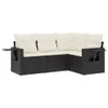 The Living Store 4-tlg. Garten-Sofagarnitur mit Kissen Produktbild-Vorschau 3