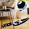 Skull Knife Carpet Horror Scary Scream Bedside Rug Wear Náhled obrázku produktu 3