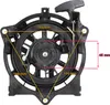 Motorino di avviamento per HONDA HRX 217, 476, 537, codici Anteprima dell’immagine prodotto 6