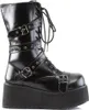 TRASHVILLE-205 Uni Boots von DemoniaCult, Schwarz EU 41, US Produktbild-Vorschau 5