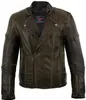 Motorrad Lederjacke im Antik Retro Used Look Adler Prägung Produktbild-Vorschau 4