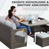 MeXo Gartenlounge Set 8 Personen Lounge Gartenmöbelset Produktbild-Vorschau 10