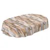 Tischdecke Wachstuch Holz Grau Robust Wasserabweisend Oval Produktbild-Vorschau 2