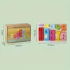 A product shot showing a box of building blocks and the building blocks themselves. Produktbild-Vorschau