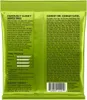 The image shows the back of a guitar string package. Anteprima dell’immagine prodotto