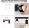 Spot de plafond LED ZMH noir à 2 ampoules, lampe de plafond Voir les images du produit 4