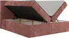 MKS MEBLE Boxspringbett 200x200 Rosa Cord, Boxspringbett Produktbild-Vorschau 8