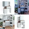 Coiffeuse Vicco Conrada Blanc/Sonoma 80cm, Model 39789 Voir les images du produit 9