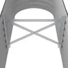 Close-up view of the internal bracing of a raised garden bed. Voir les images du produit