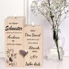Luckyyds portacandele in legno con candele Regalo ideale Anteprima dell’immagine prodotto 3