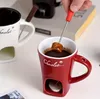 Schokoladen Fondue Set Keramikbecher Fondue Tasse mit Produktbild-Vorschau 9