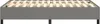 A grey fabric boxspring bed frame with wooden slats, shown from a front-facing, slightly elevated angle on a white background. Produktbild-Vorschau