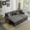 Sweiko Corner Sofa Bett Eckcouch Couch L-Form Schlafcouch Produktbild-Vorschau 9