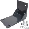 A metal bracket with bolts and washers on a white background. Produktbild-Vorschau