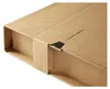 Close-up of a cardboard box corner with an opening instruction. Anteprima dell’immagine prodotto