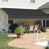 Gelenkarmmarkise 295 × 250 cm Markise mit Handkurbel Balkon Produktbild-Vorschau 1