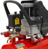 Close-up of an air compressor's control panel and motor housing. Náhľad obrázku produktu