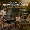 Kohlegrill, Grillwagen, mit Deckel, Thermometer und Kamin, Produktbild-Vorschau 8