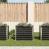 vidaXL Lit surélevé de jardin Anthracite 100 x 40 x 77 cm Voir les images du produit 10