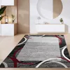 Teppich Wohnzimmer Kurzflor Marokkanische Kreis Und Produktbild-Vorschau 1