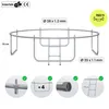 ZIPRO Trampolino Jump Pro Out | 10FT Ø 312 cm | Trampolino Anteprima dell’immagine prodotto 11