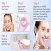 2-in-1 wiederaufladbare gesichtsreinigungsbürste, silikon, Produktbild-Vorschau 9